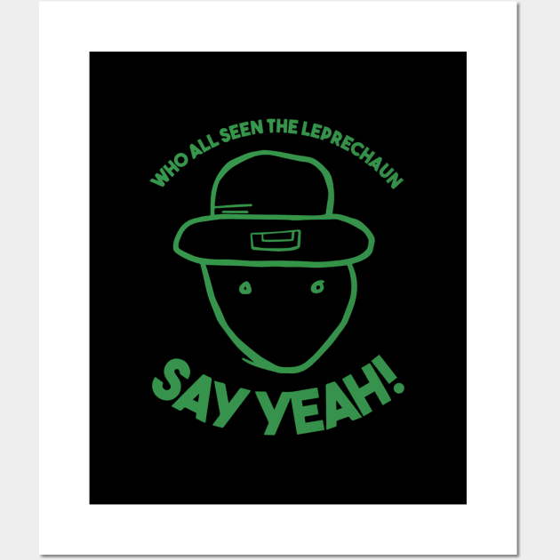 Amateur Leprechaun Sketch Mobile Alabama St Patrick'S Wall Art by SnugFarm